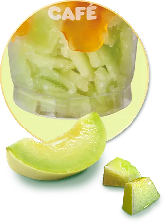 青肉メロンスライスの画像