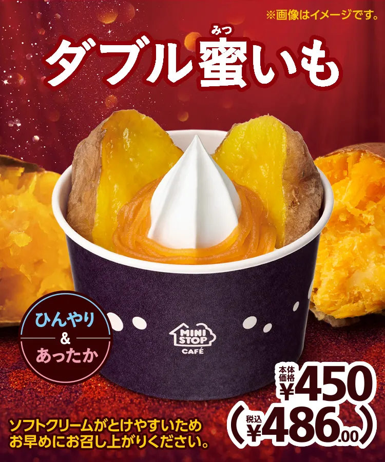 ダブル蜜いも 本体価格450円 税込486.00円