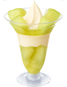 マスクメロンパフェの画像