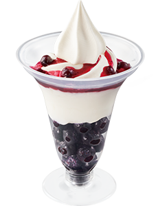 ブルーベリーヨーグルトパフェの画像