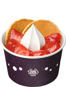 いちごパンケーキソフトの画像