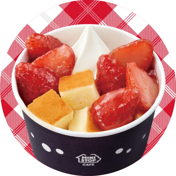 いちごチーズケーキの画像