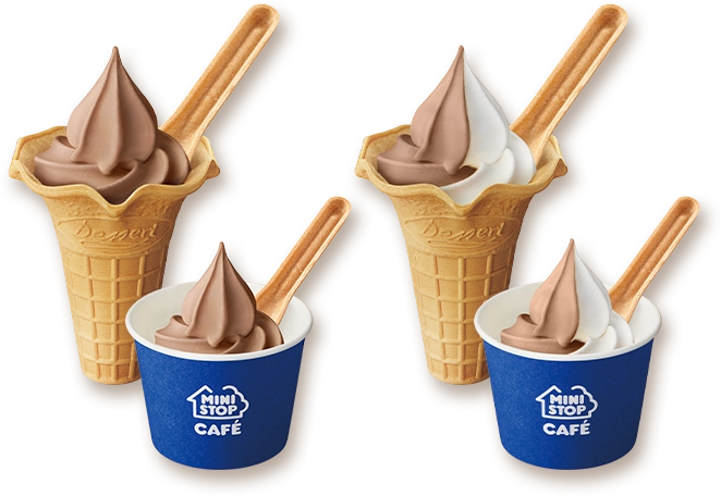 香るカカオチョコソフト各種の画像